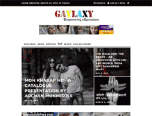 Tablet Screenshot of gaylaxymag.com